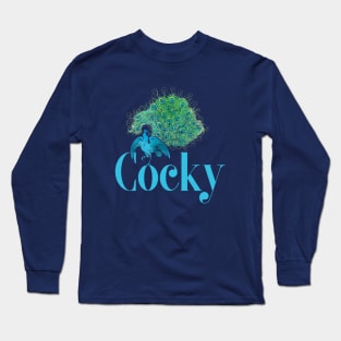 Cocky Peacock Long Sleeve T-Shirt